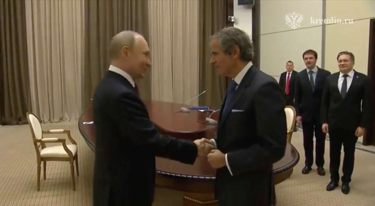 Гендиректор МАГАТЕ обговорив із путіним безпеку ЗАЕС/Фото: Маріано Гроссі