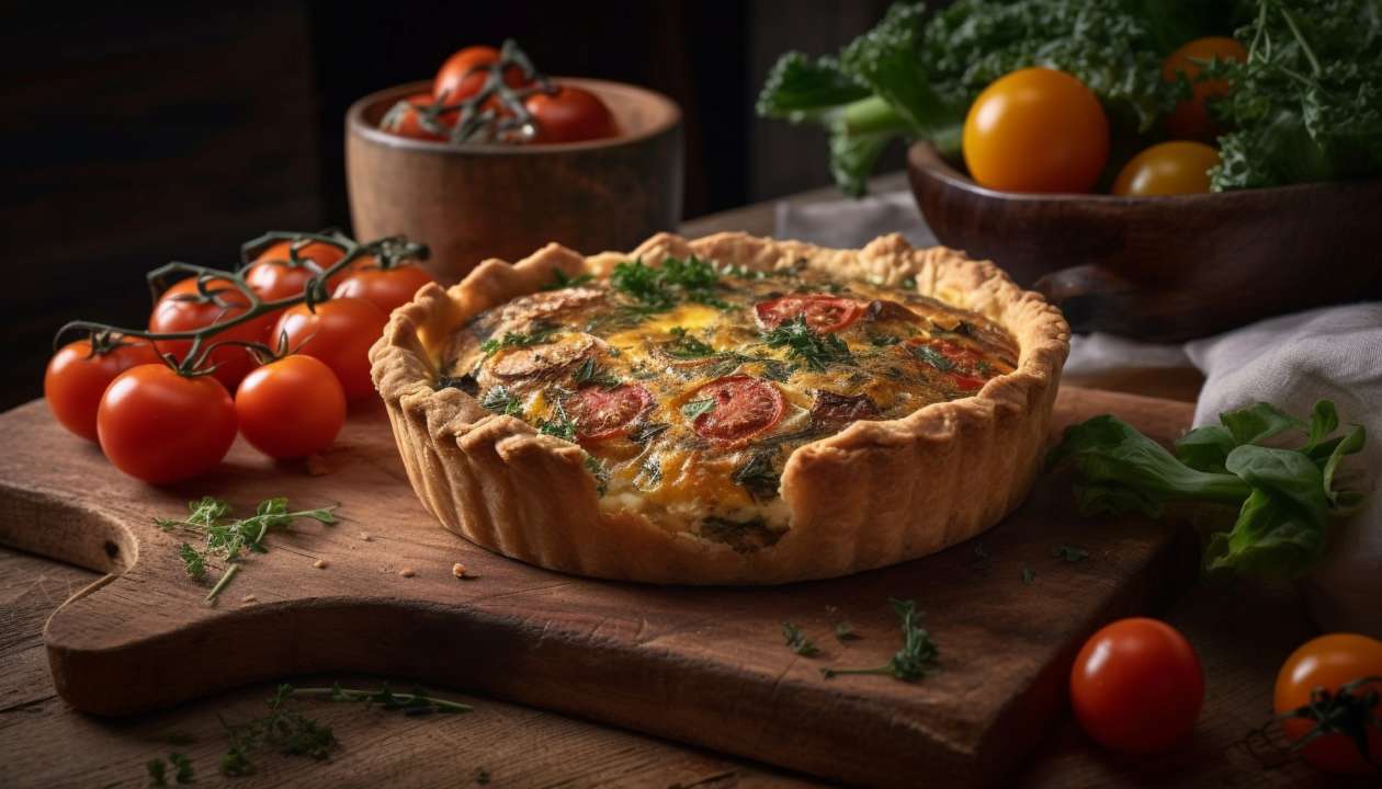 Киш с жульеном / Фото: freepik Вкусный и быстрый киш с жульеном: идеальное блюдо для любого случая