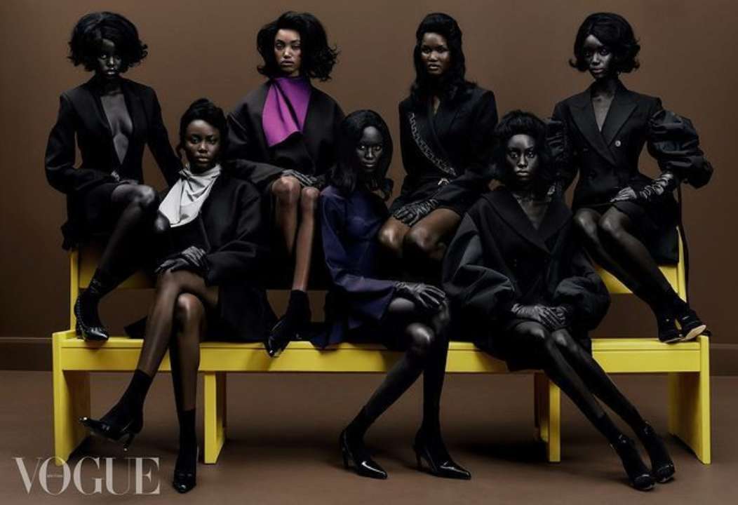 У Мережі розкритикували нову обкладинку Vogue із темношкірими моделями