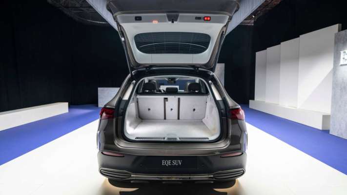 Mercedes-Benz представила мощный электрокар с огромным запасом хода/Фото: Daimler EQE SUV
