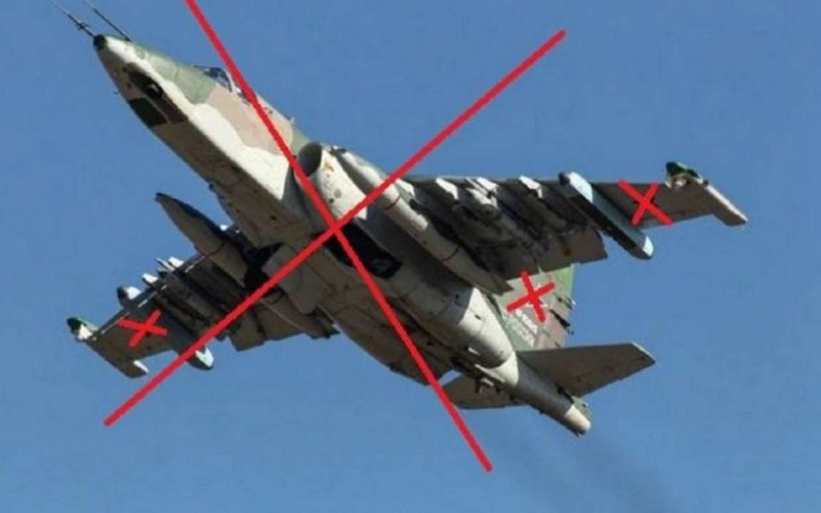 ЗСУ збили черговий російський штурмовик Су-25