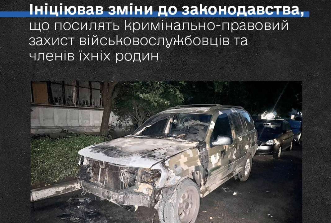 Правоохоронні органи зафіксували 266 фактів підпалів автомобілів військовослужбовців і волонтерів від початку року Правоохоронні органи зафіксували 266 фактів підпалів автомобілів військовослужбовців і волонтерів від початку року