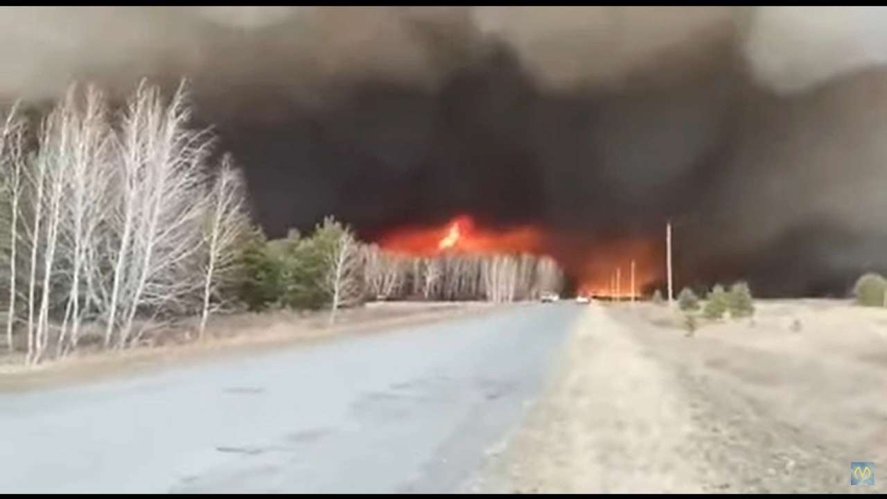 Россия горит: во многих областях рф возникли масштабные лесные пожары. Видео