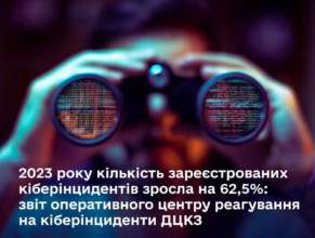 Кількість зареєстрованих кіберінцидентів зросла на понад 60% / Фото: Держспецзв'язку Кількість зареєстрованих кіберінцидентів зросла на понад 60%