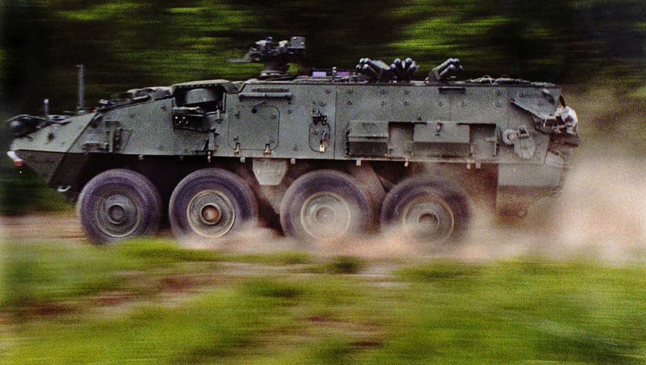 У Курській області вже була помічена броньована машина Stryker від США / General Dynamics Land Systems Division, Getty Images Stryker