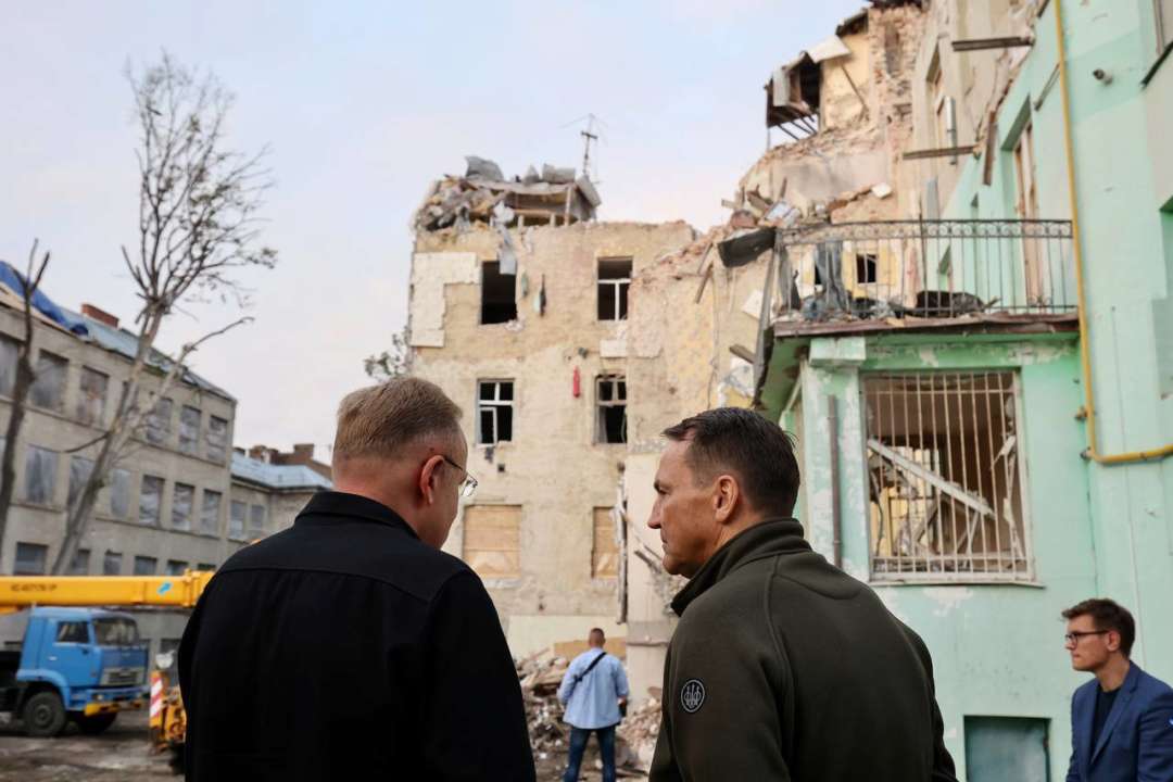 Міністр закордонних справ Польщі у Львові/Фото: Андрій Садовий Міністр закордонних справ Польщі у Львові/Фото: Андрій Садовий