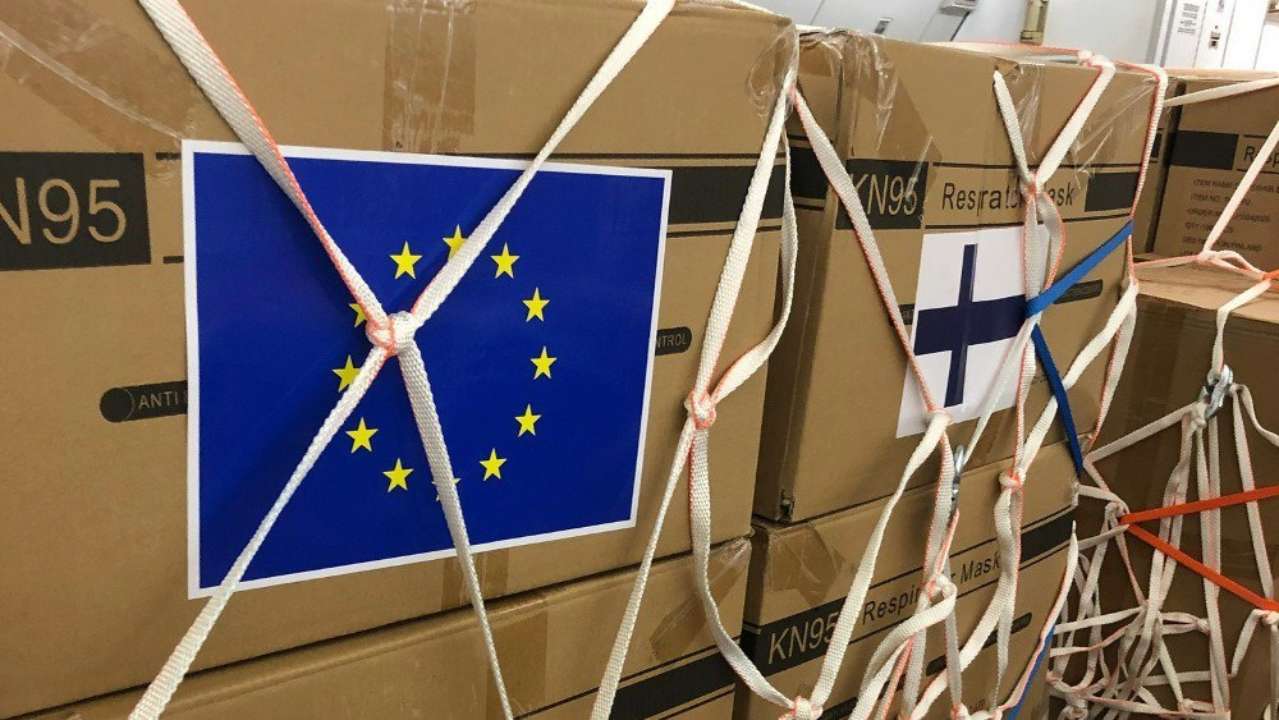 Эту помощь страна впервые передала из состава спасательных средств, финансируемых Европейским Союзом