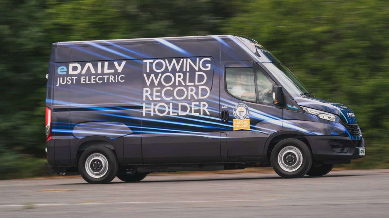 Електрофургон Iveco встановив новий світовий рекорд/Фото: Iveco Iveco eDaily