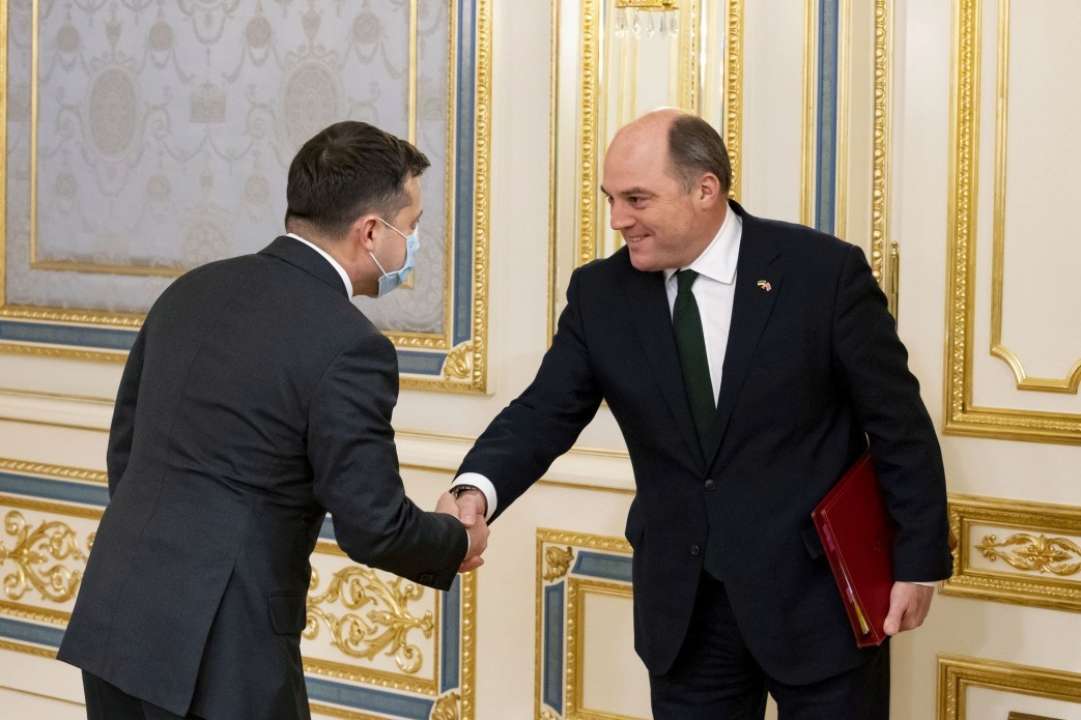 Зеленський та міністр оборони Великої Британії