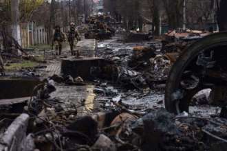 Генштаб озвучил потери рф в войне/Фото: Facebook Разбитая военная техника
