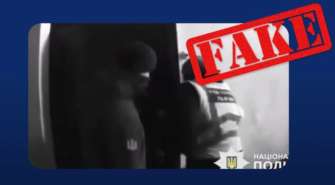 Відео нібито про постріл у працівника ТЦК – це фейк/Фото: Нацполіція Відео з нібито про постріл у працівника ТЦК – це фейк/Фото: Нацполіція