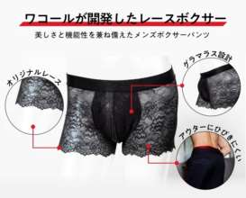 В Японии выпустили трусы из кружева для мужчин/Фото: store.wacoal.jp store.wacoal.jp