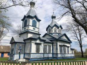 Окупанти пошкодили у Житомирській області Свято-Хрестовоздвиженську церкву, збудовану 120 років тому/Фото: Facebook/Автор: поліція Житомирської області Церква