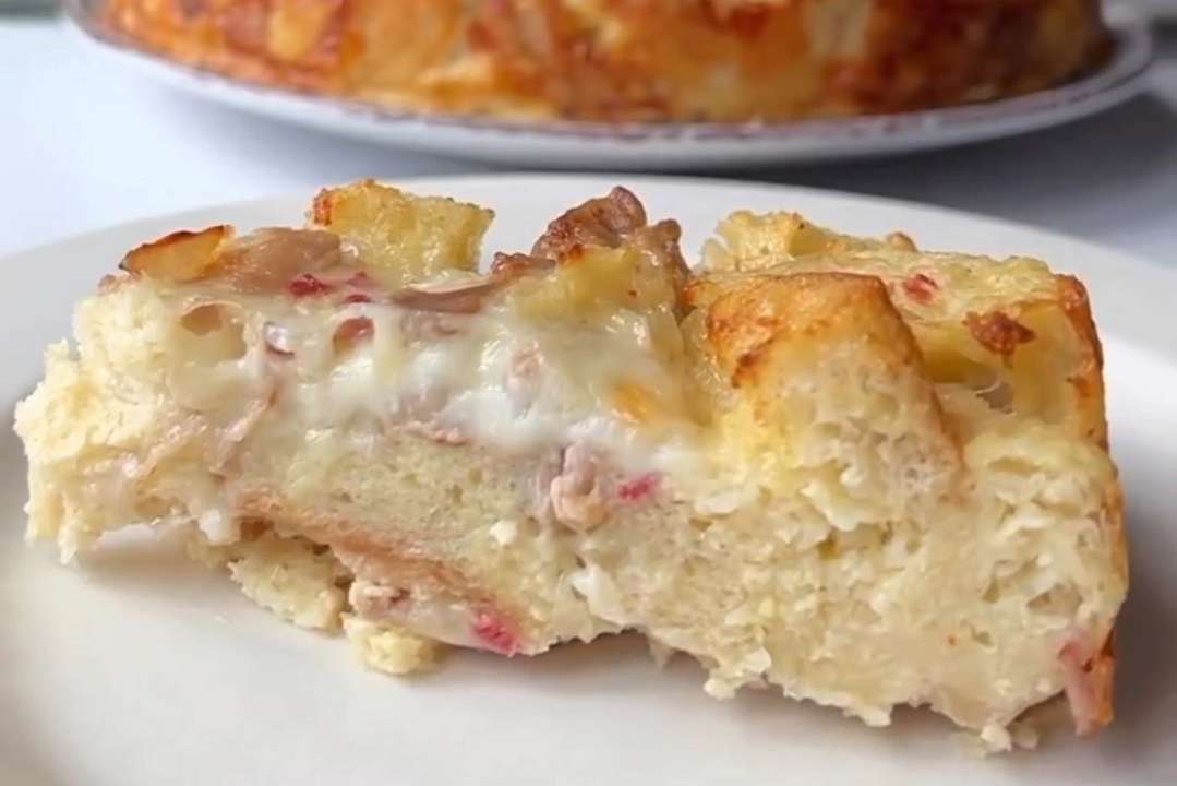 Хлібно-сирна запіканка / Фото: Instagram/lanas_diet Відеорецепт хлібно-сирної запіканки: готуємо незвичайний варіант страви