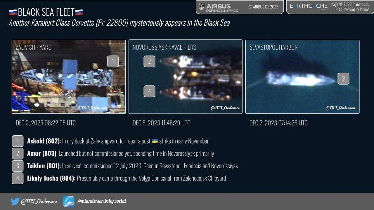 Вероятно, в Черном море появился четвертый ракетный корабль проекта "Каракурт"