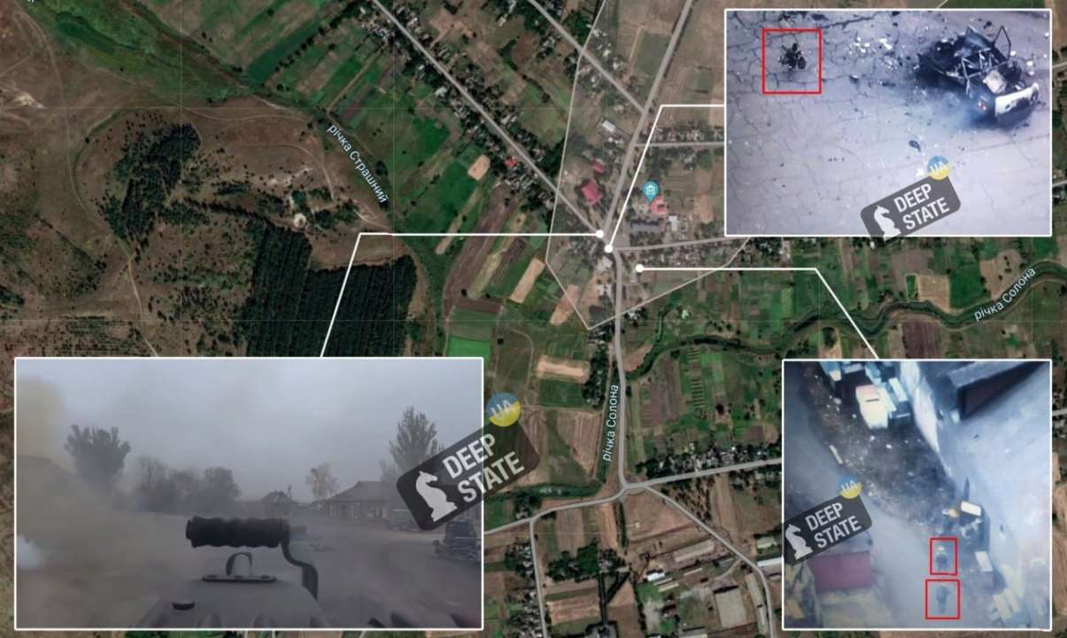Карта бойових дій від DeepState Карта бойових дій від DeepState