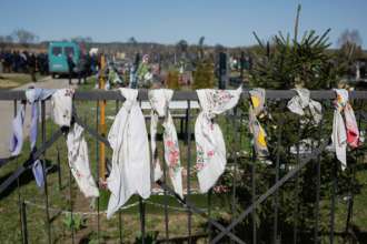 Оккупанты совершали особо тяжкие преступления в Буче/Фото: Anastasia Vlasova/Getty Images В Буче убит каждый пятый из оставшихся в городе