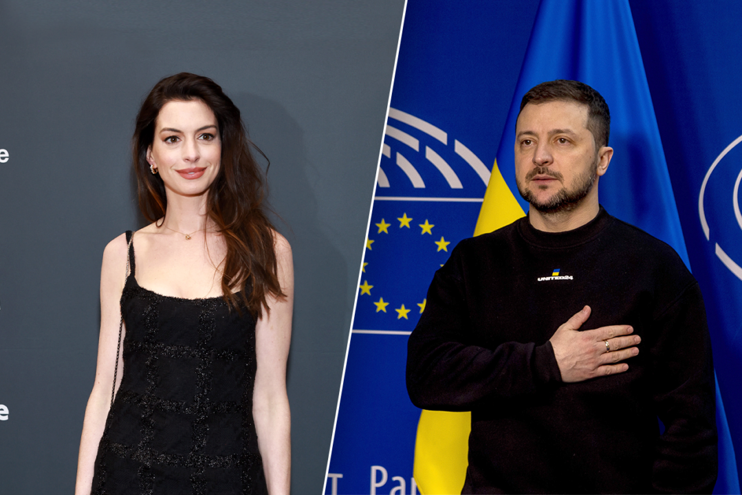 Енн Гетевей і Володимир Зеленський