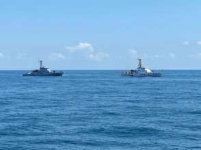 Фото: ВМС ЗС України Моряки України та Грузії провели у Чорному морі спільні навчання. Фото