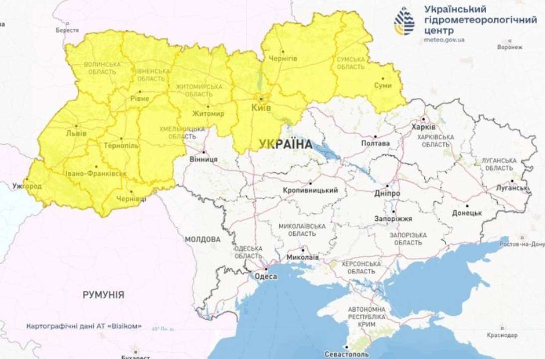 По информации Укргидрометцентра, в ближайшие часы и до конца суток 6 мая в столице, Киевской области, а также в западных и северных областях грозы По информации Укргидрометцентра, в ближайшие часы и до конца суток 6 мая в столице, Киевской области, а также в западных и северных областях грозы