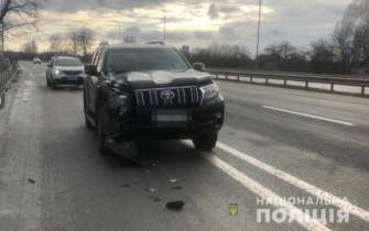Смертельна ДТП на трасі Київ-Чоп/Фото: Національна поліція Машина