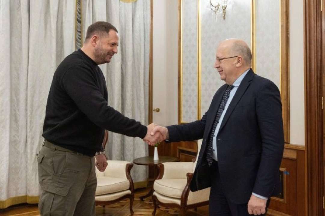 Андрій Єрмак провів зустріч із Андрюсом Кубілюсом. Фото: голова ОП Андрій Єрмак