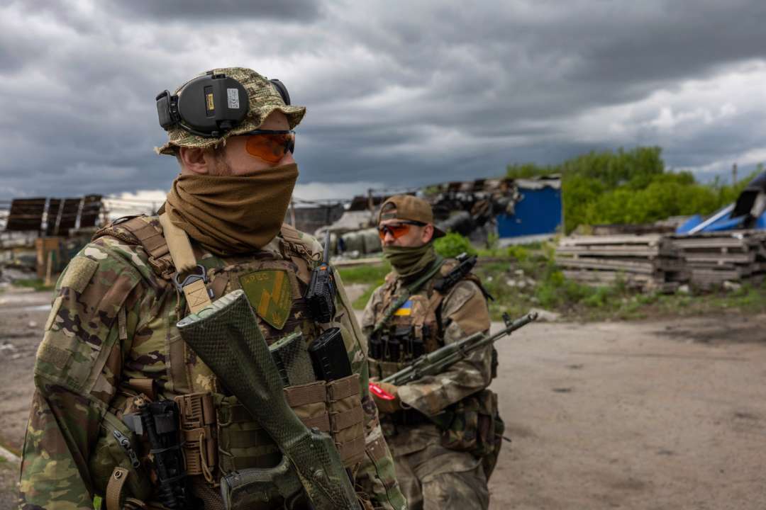 Українські військові на передовій