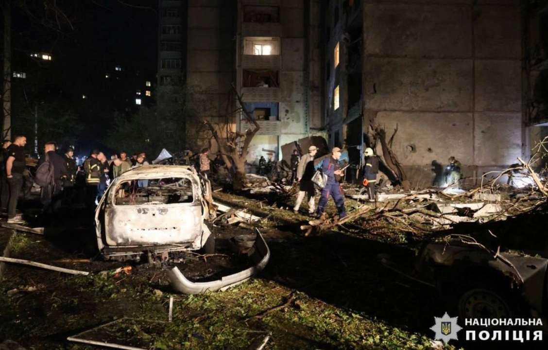 Росіяни атакували українські міста 21 вересня. Фото: Нацполіція обстріли україни
