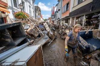 В американском штате Кентукки бушует сильное наводнение/Фото: Getty Images В американском штате Кентукки бушует сильное наводнение/Фото: Getty Images