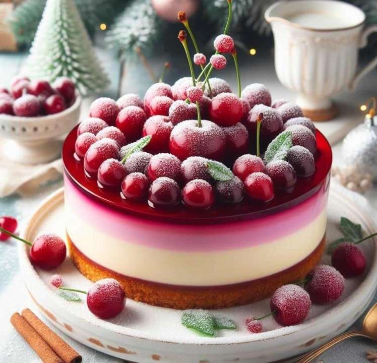 Вкус лета посреди зимы: вишневый чизкейк из консервированных ягод (видео приготовления)