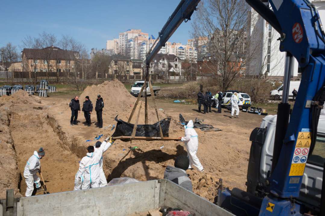 На освобожденных территориях четырех областей обнаружены 1116 тел погибших/Фото: Getty Images На освобожденных территориях четырех областей обнаружены 1116 тел погибших/Фото: Getty Images