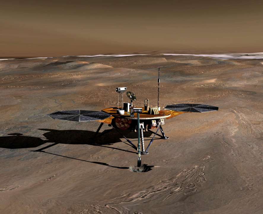 Фото: Getty Images Посадковий модуль NASA на Марсі