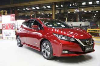 В Украине вырос спрос на электромобили/Фото: Getty Images Nissan Leaf
