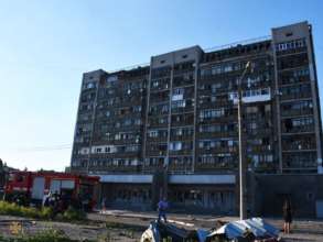 Оккупанты выпустили ракеты по Николаеву/Фото: ГСЧС Оккупанты выпустили ракеты по Николаеву