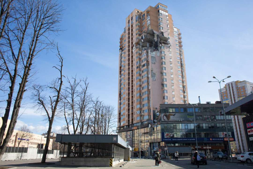 В Нацполиции назвали количество выпущенных ракет и БПЛА по Киевской области/Фото: Anastasia Vlasova/Getty Images Сколько попаданий оккупантов по Киевской области зафиксировали с октября 2022 по март 2023 года