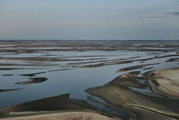На місці Каховського водосховища утворилася пустеля / Фото: instagram.com/libkos На місці Каховського водосховища утворилася пустеля / Фото: instagram.com/libkos