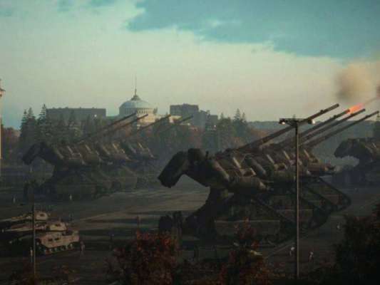 Кадри з серіалу "Ґандам: Реквієм за помстою", Netflix Одеса стала полем битви між роботами у мультсеріалі від Netflix "Ґандам: Реквієм за помстою"