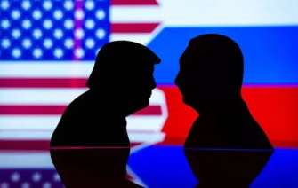Силуэты Трампа и Путина/Фото: depositphotos Силуэты Трампа и Путина