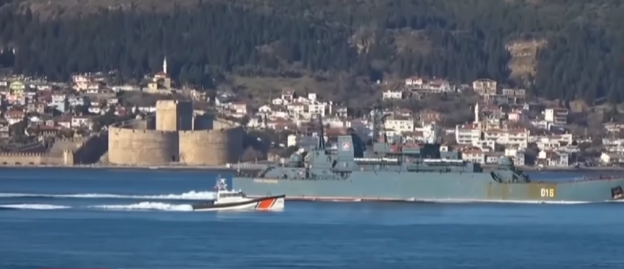 Россия увеличила корабельное присутствие в Черном море. Фото: Скриншот с видео Российские корабли