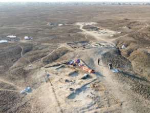Археологи обнаружили древнюю таверну с едой внутри/Фото: Lagash Archaeological Project Место раскопок на территории Лагаш