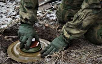 У Запорізькій області окупанти приступили до мінування / Фото: t.me/weukrainetv У Запорізькій області окупанти приступили до мінування / Фото: t.me/weukrainetv