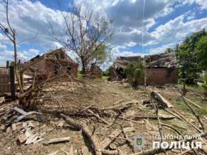 Наслідки атаки Донеччини 21 травня/Фото: Нацполіція Наслідки атаки Донеччини 21 травня/Фото: Нацполіція