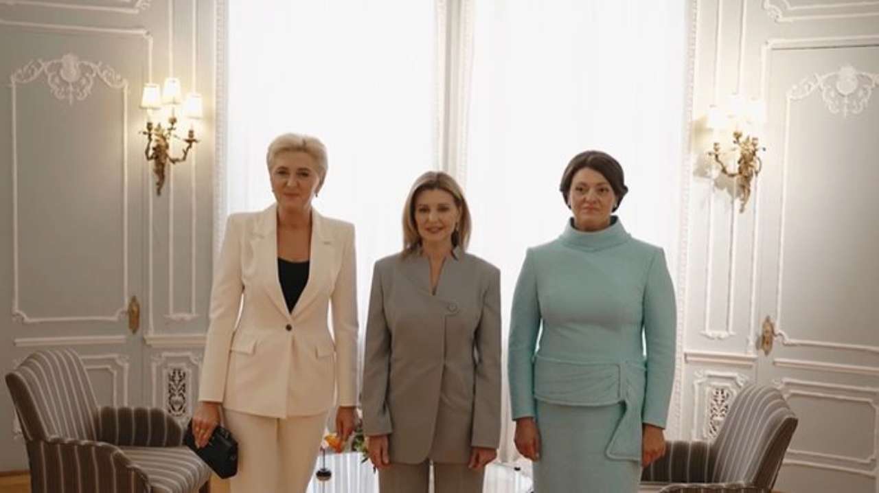 Первые леди Польши, Украины и Литвы
