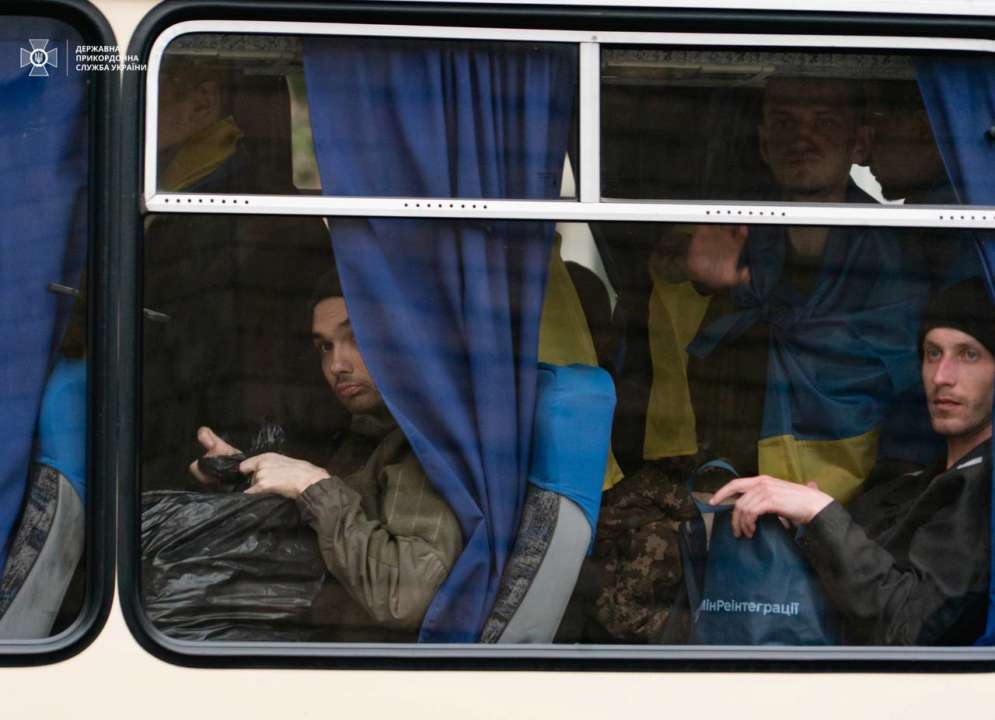 Прикордонника звільнили з російського полону на його день народження/Фото: ДПСУ