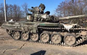 Украинские военные захватили российский танк/Фото: Генштаб ВСУ Танк