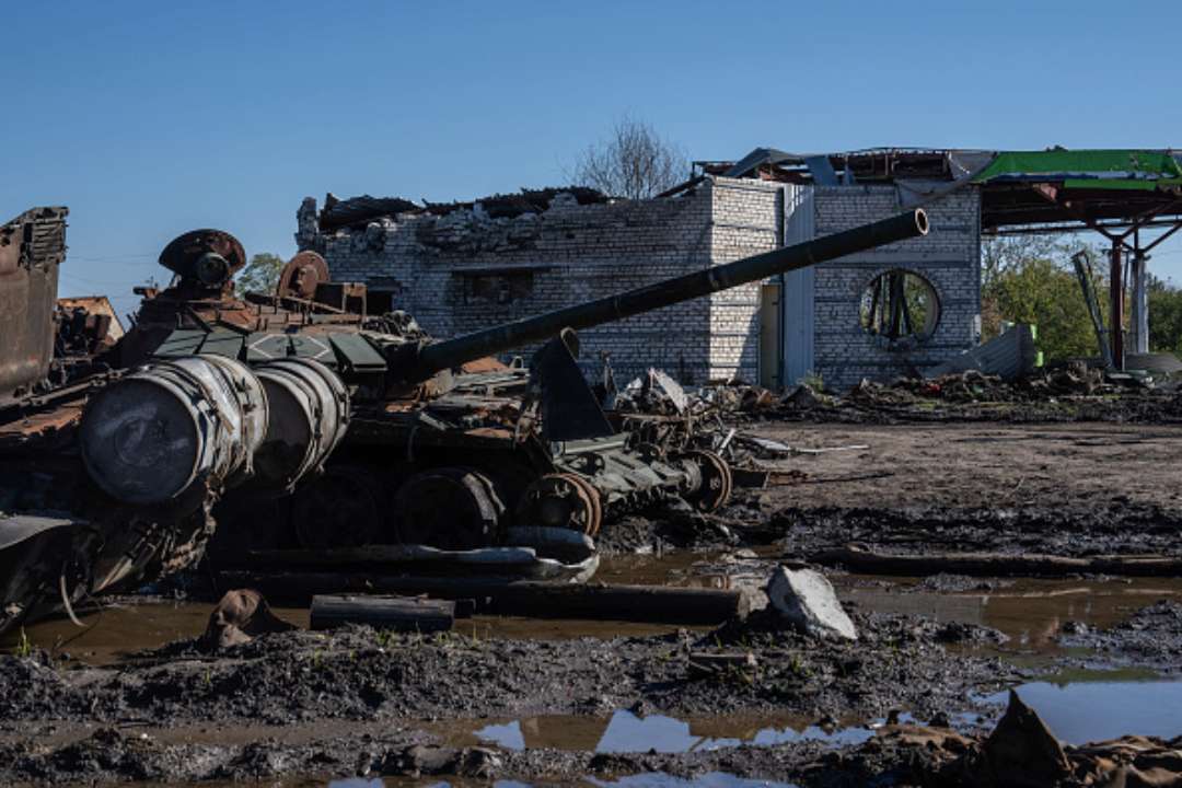 Росія втратила половину своїх танків у війні проти України/Фото: Carl Court/Getty Images Росія втратила половину основних бойових танків в Україні – Пентагон