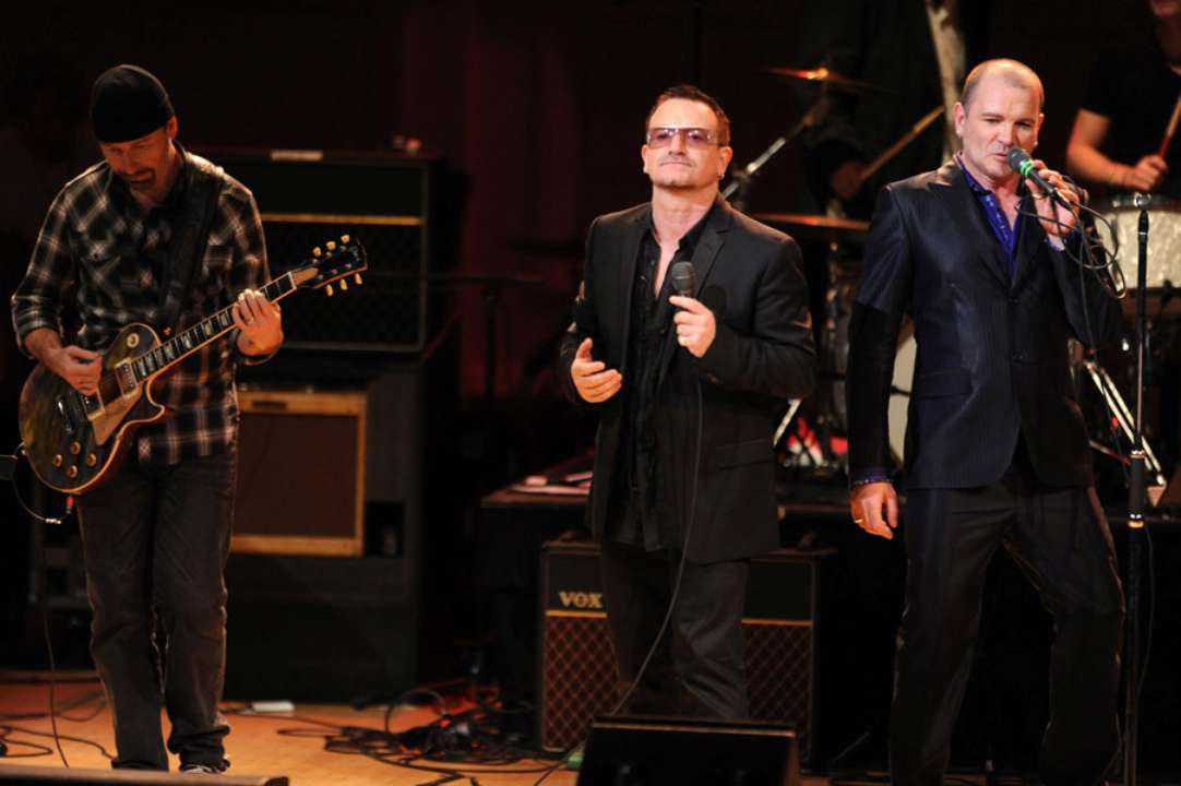 Боно, соліст гурту U2 / Фото: u2.com Боно знову висловив підтримку Україні