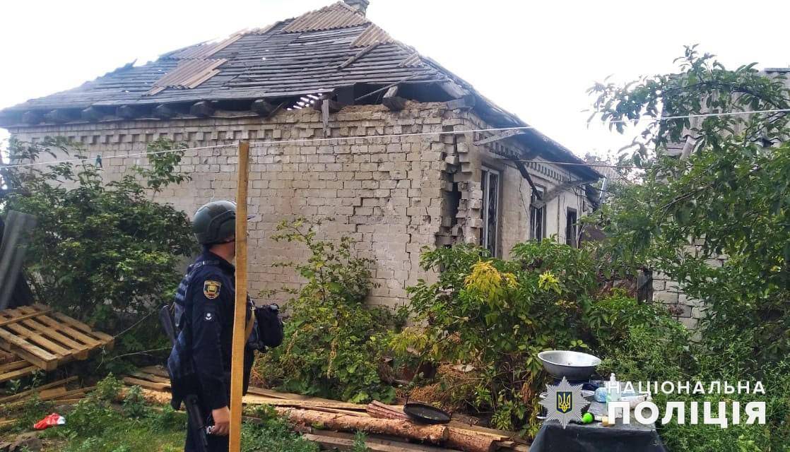 Последствия атак Донецкой области/Фото: Нацполиция Последствия атак Донецкой области/Фото: Нацполиция