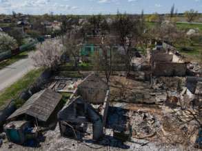 Рашисти повністю знищили 100 будинків у Миколаєві/Фото: Getty Images Рашисти повністю знищили 100 будинків у Миколаєві/Фото: Getty Images