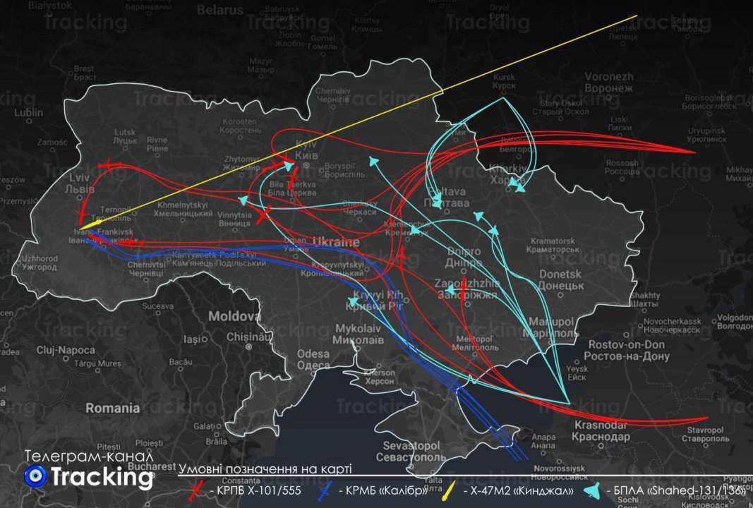Ворог не полишає планів позбавити українців світла. Знову масована атака на енергетику